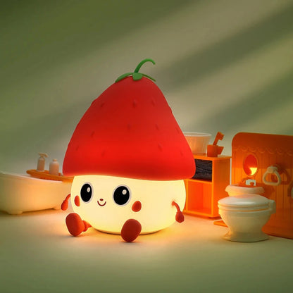 New Cute Rechargeable LED Pumpkin Night Light – A Perfect Sleep Aid