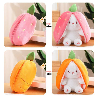 Strawberry Bunny Plush Toy