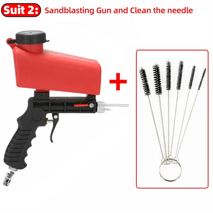 Portable Pneumatic Sandblaster Kit