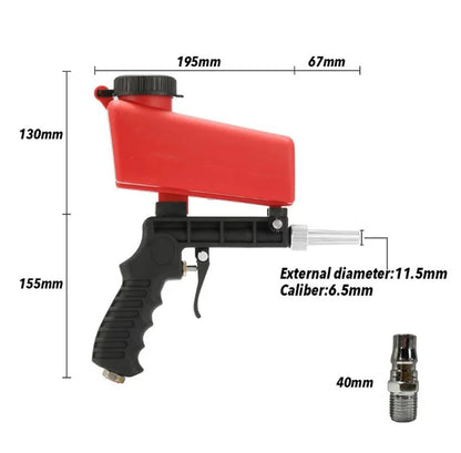 Portable Pneumatic Sandblaster Kit