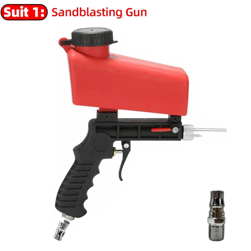 Portable Pneumatic Sandblaster Kit